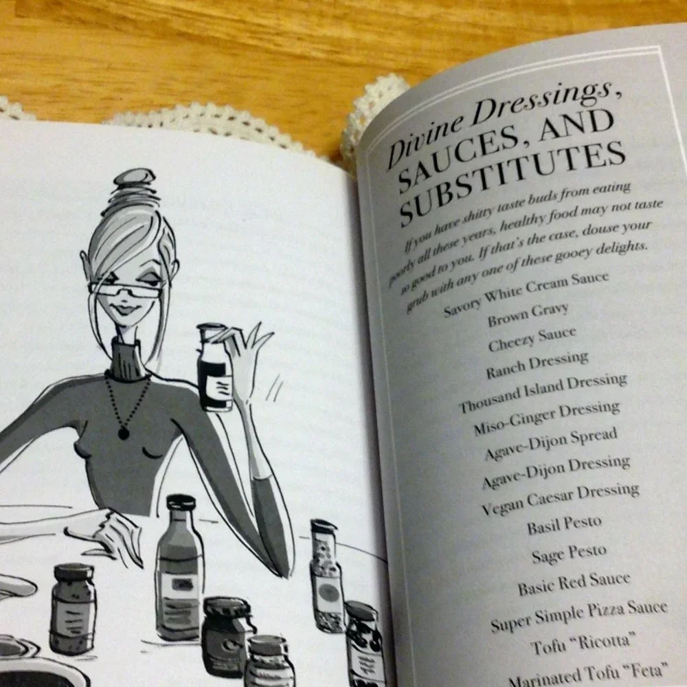 Cookbook,  Skinny B*tch, Decadent healthy food
